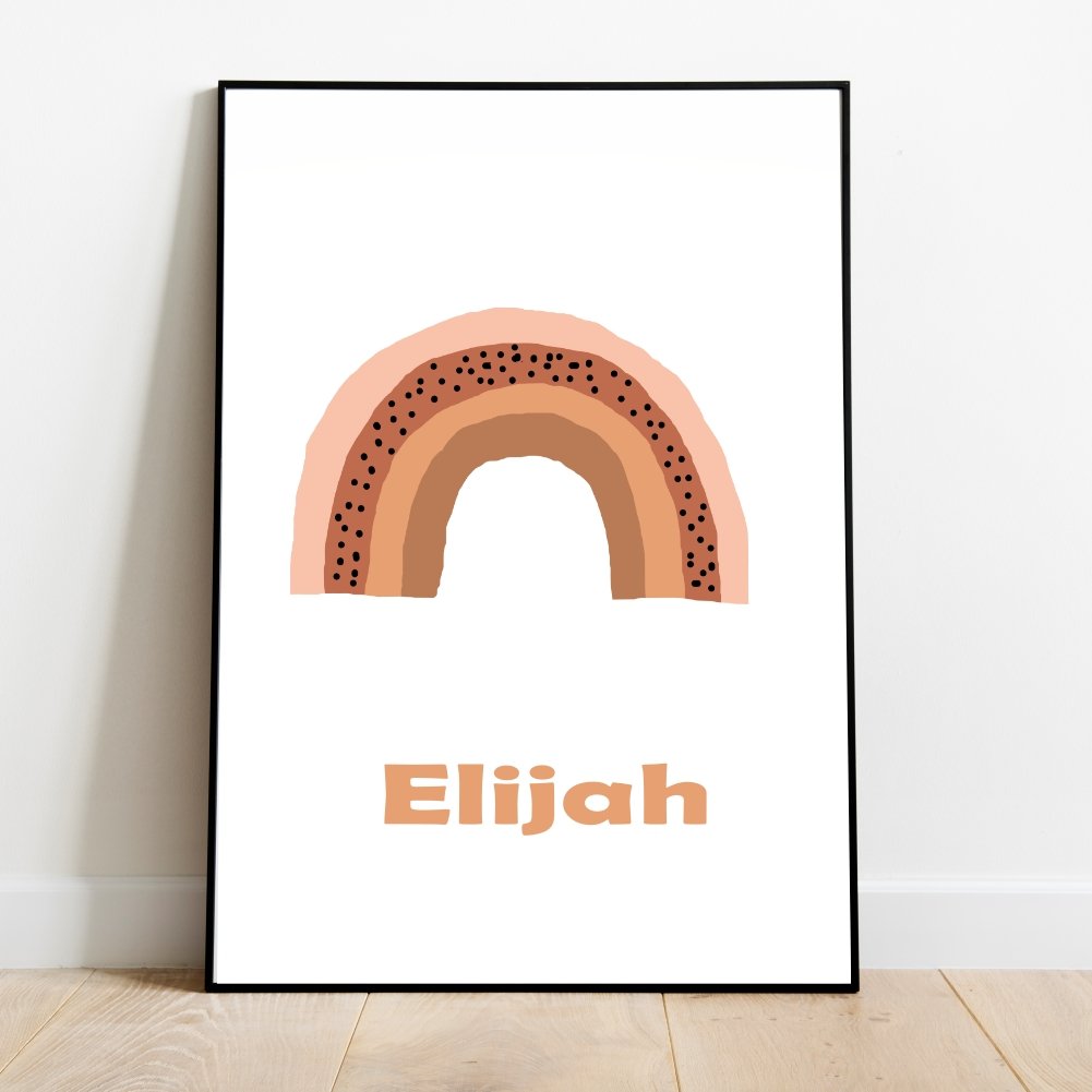 Rainbow poster nursery