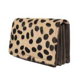 Cartera Mujer Piel Marron Oscuro RFID En 8 Estampas – Arrigo