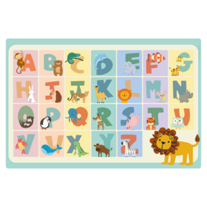 Schreibtischunterlage/Bastelunterlage für Kids ABC