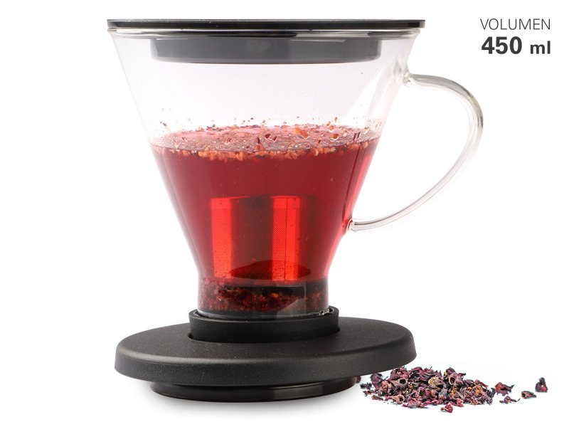 Tetera para tazas con mecanismo de fijación