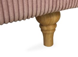ASTRID 4-seater sofa/sofa bed Corduroy Dusty Pink removable & washable covers