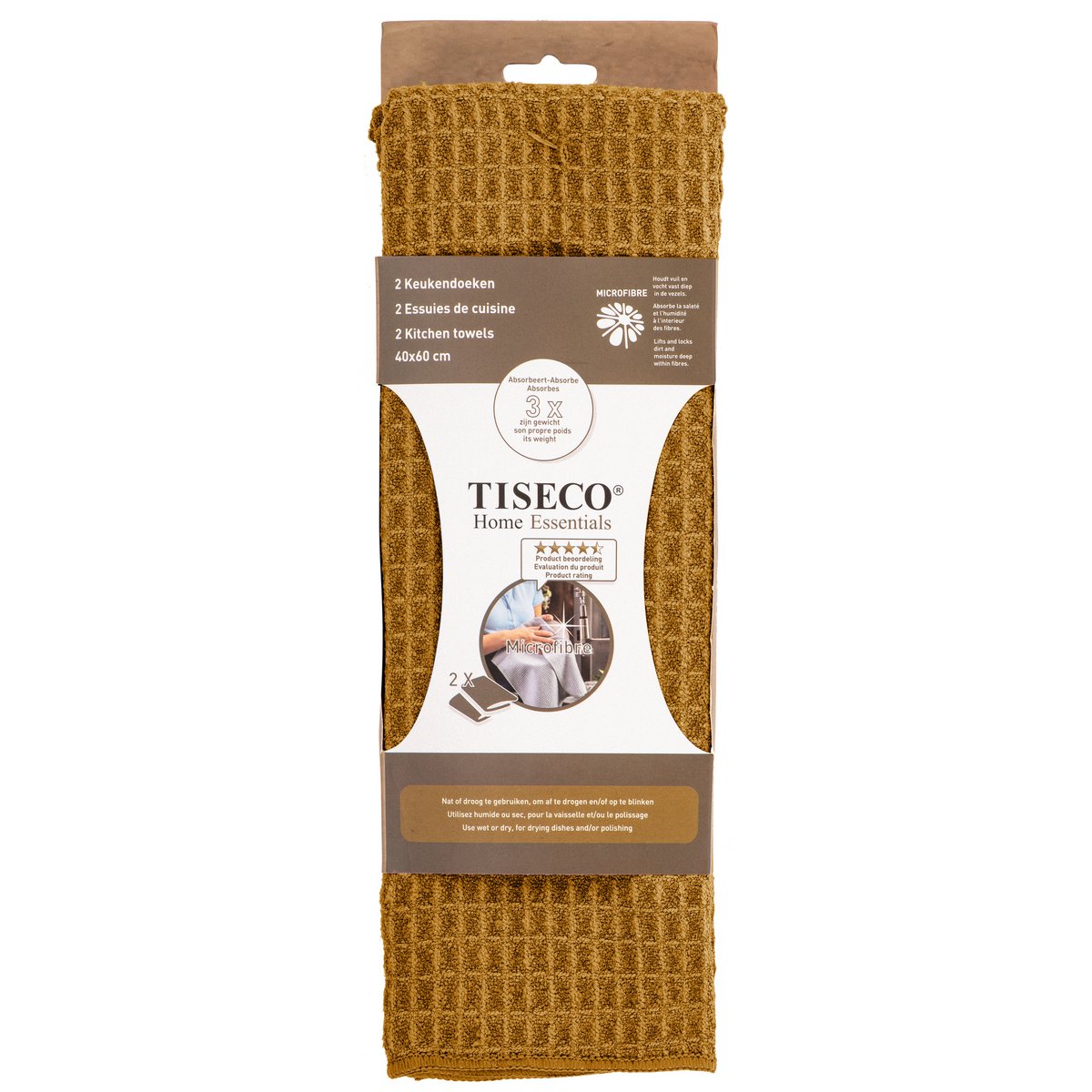 Torchon ESSENTIEL - SET/2 - microfibre - 40x60 cm