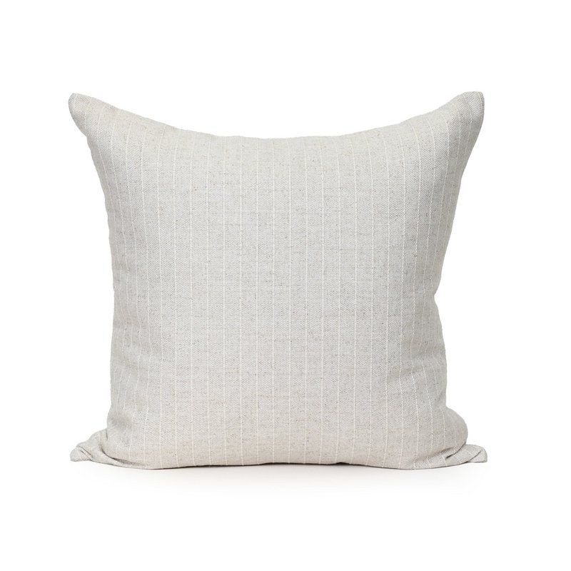 Sandy Pinstripe - Fabric Cushion - 55 X 55