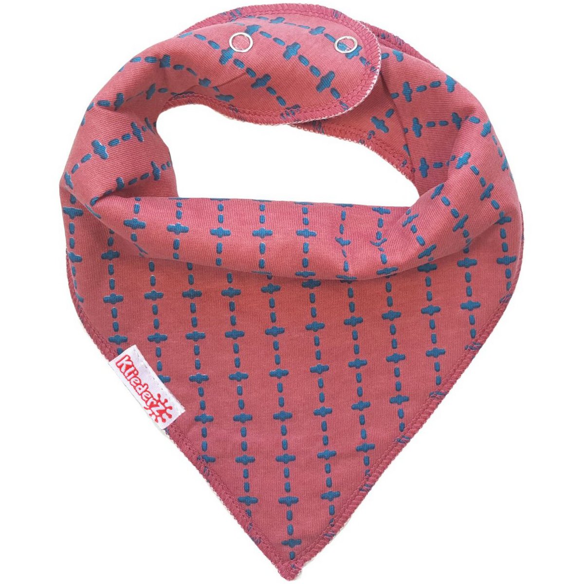 Spiczasty śliniaczek Pink & Ruby - śliniaczek niemowlęcy