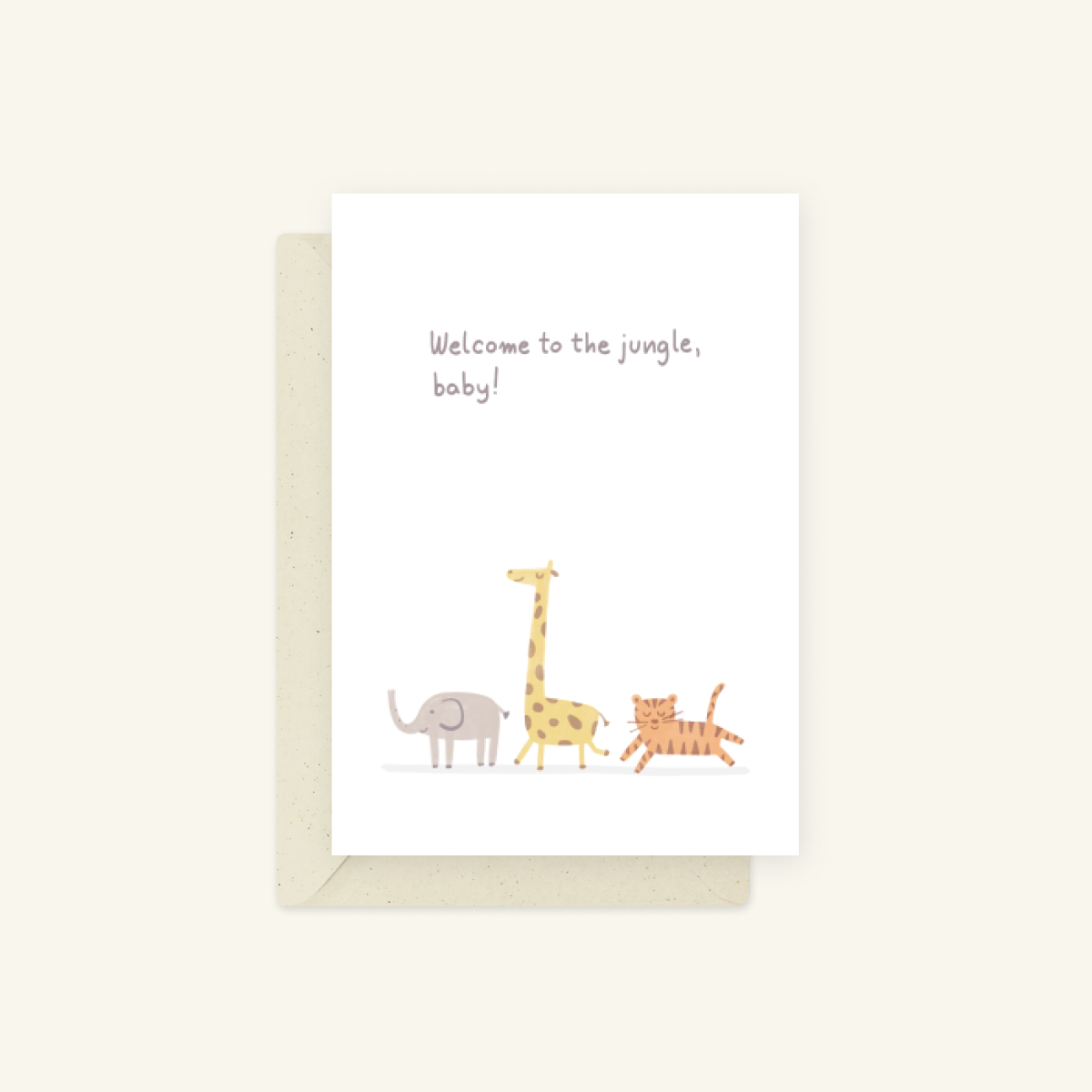 Eco Greeting Card — Welcome to the Jungle