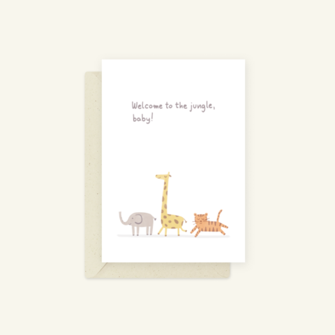 Eco Greeting Card — Welcome to the Jungle