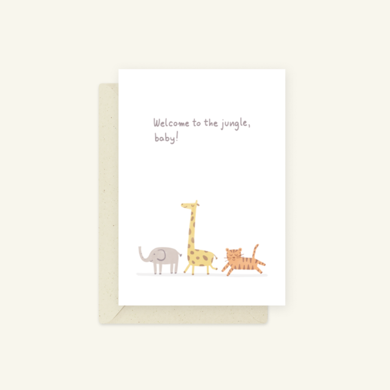Eco Greeting Card — Welcome to the Jungle