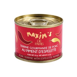Pork terrine with French pepper - Tin 65 g