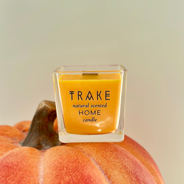 Pumpkin Spice Soy Wax Candle | Cinnamon & Vanilla | Wooden Wick | 250 g