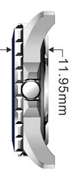 Power Mesh Navigli silver brushed 3-hand 10 ATM