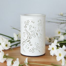 Zachte warmteverspreider – Calorya n°1 – Keramiek met verwijderbare schaal – Verspreiding en lamp – Geparfumeerde was, etherische oliën – Decoratief idee