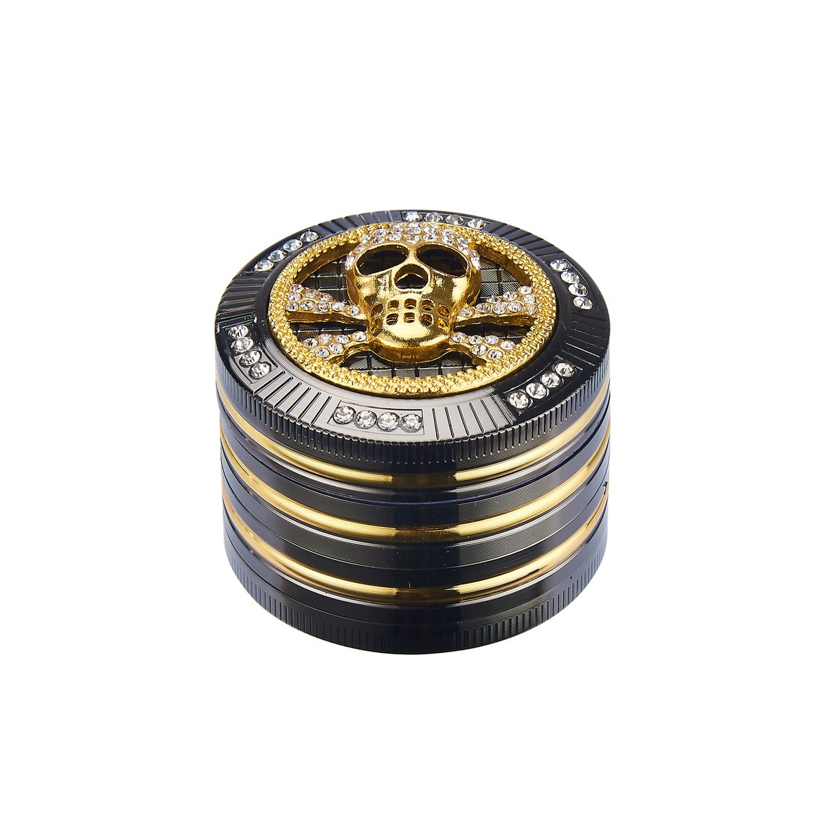 Grinder - Kruidenmolen - Aluminium Kruiden met Zeef - 50 mm