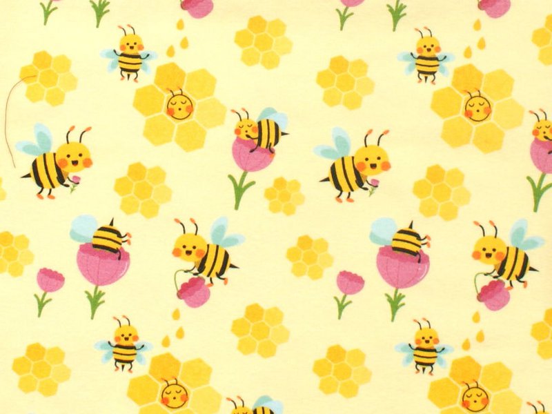 Baby bloomers flower bee Honey Bee, yellow