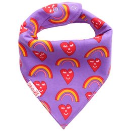 Śliniaczek w kropki Happy Hearts - śliniaczek dla niemowląt