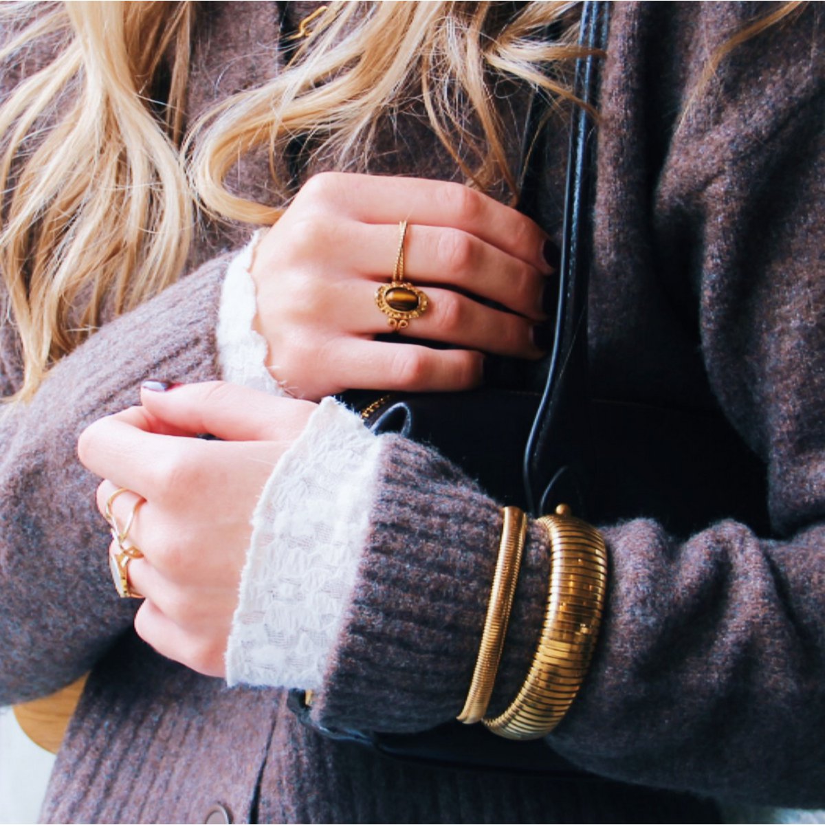 Retro bangle 'lille'