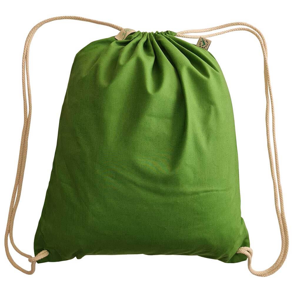 Drawstring Bag - Leaf Green