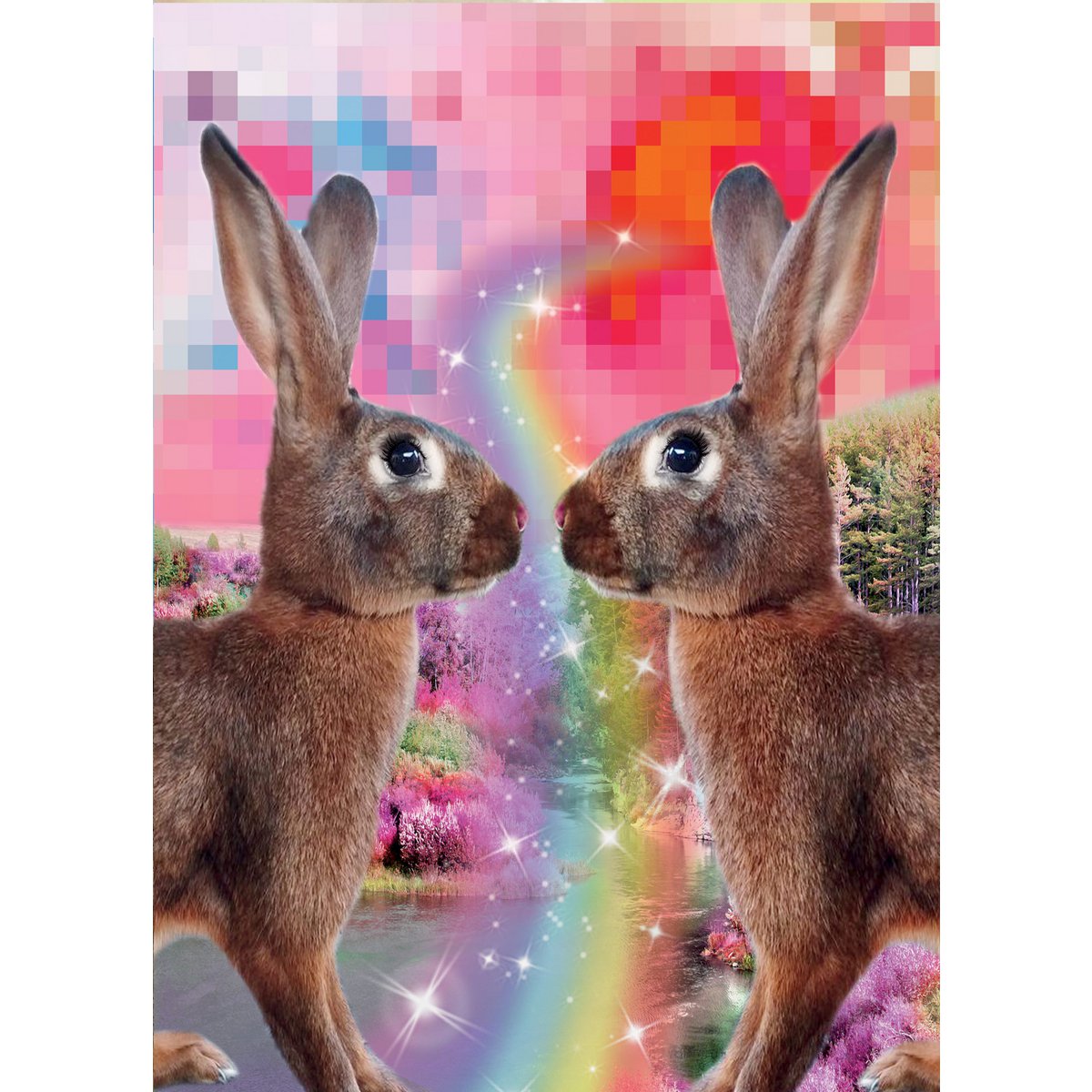 Carte postale lapin 10 pcs.