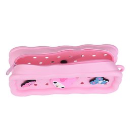 My Melody trousse silicone + 4 charms