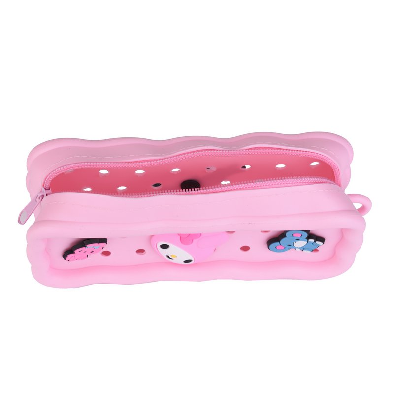 My Melody trousse silicone + 4 charms