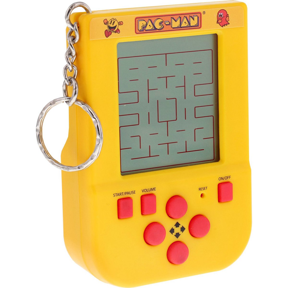 Pac-Man - ordinateur de poche de jeu rétro (porte-clés)