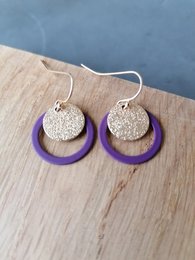 Polly (aubergine guld)