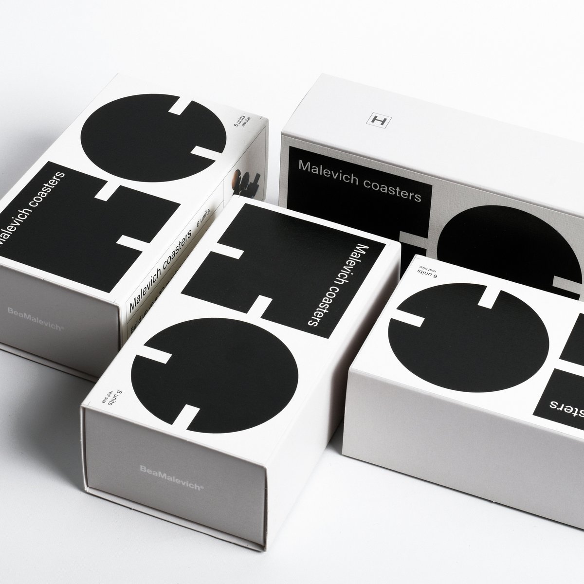 Los seis posavasos de Malevich