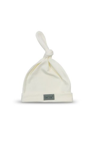 Babymutsje 0-3M Creme