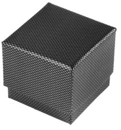 Ringbox, Pappe, VE24, 5 cm x 5 cm x 4,5 cm, grau
