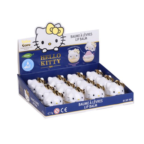 3D Gold Hello Kitty Lippenbalsam