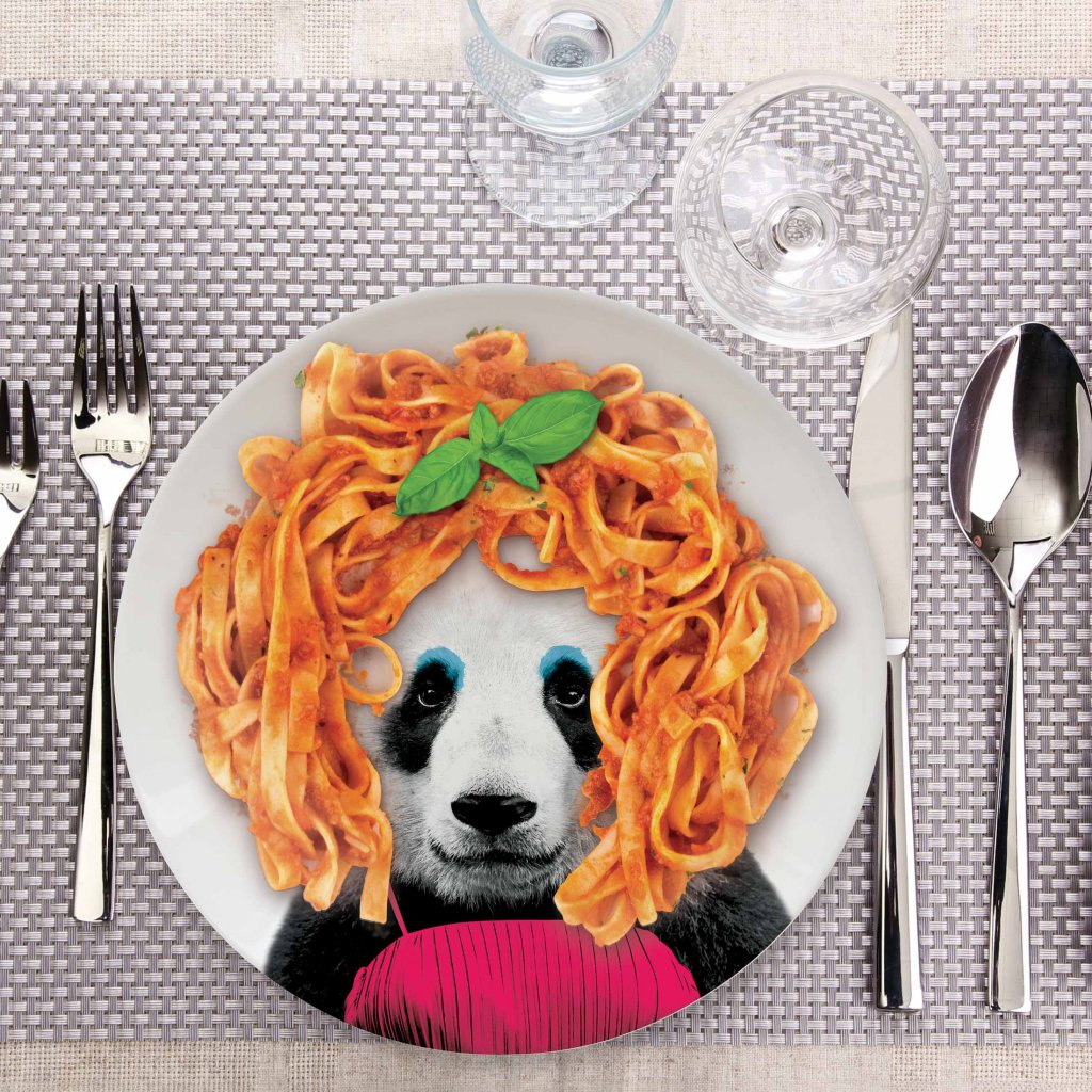 Bord moutarde - Panda à restauration sauvage