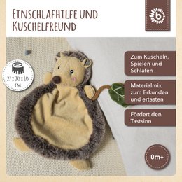 Cuddly cloth hedgehog piksi