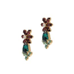 Tropical Flower Earrings Small