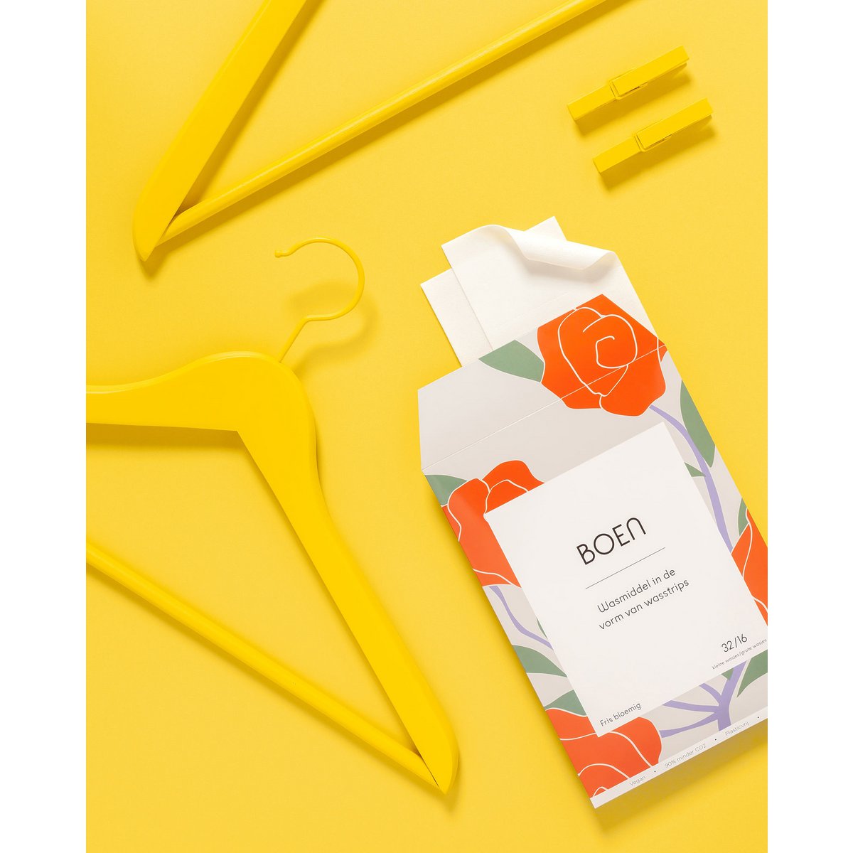 Boen Laundry Leaves (32x) / Tiras de lavado / Hojas de detergente para ropa