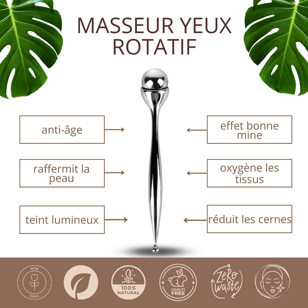Rotary Eye Massager – EyeRevive360 – Ergonomic Design – Multiple Benefits – Rotary Movement