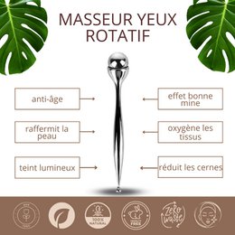 Rotary Eye Massager – EyeRevive360 – Ergonomic Design – Multiple Benefits – Rotary Movement