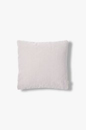Housse de coussin déco luxe mohair Amy gris brume 50x30 cm
