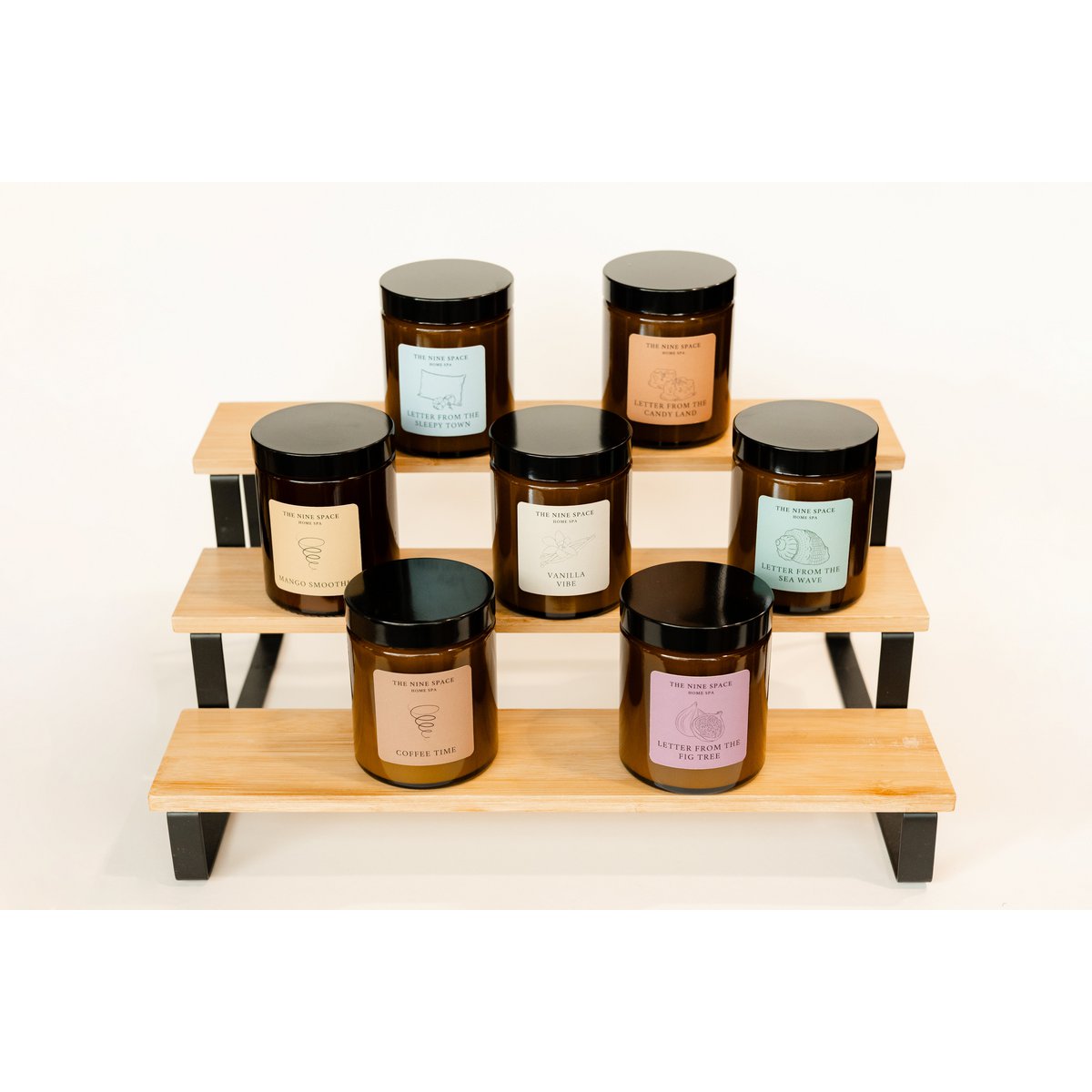 VANILLA Vibe candle - brown glass