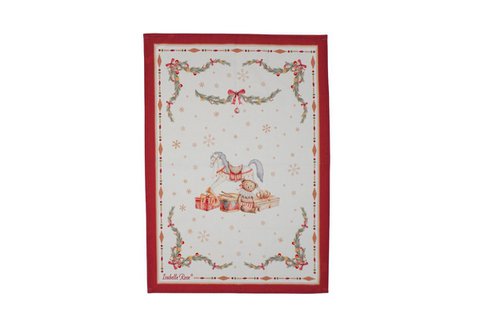 Happy Holidays keukendoek 50x70 cm Isabelle Rose
