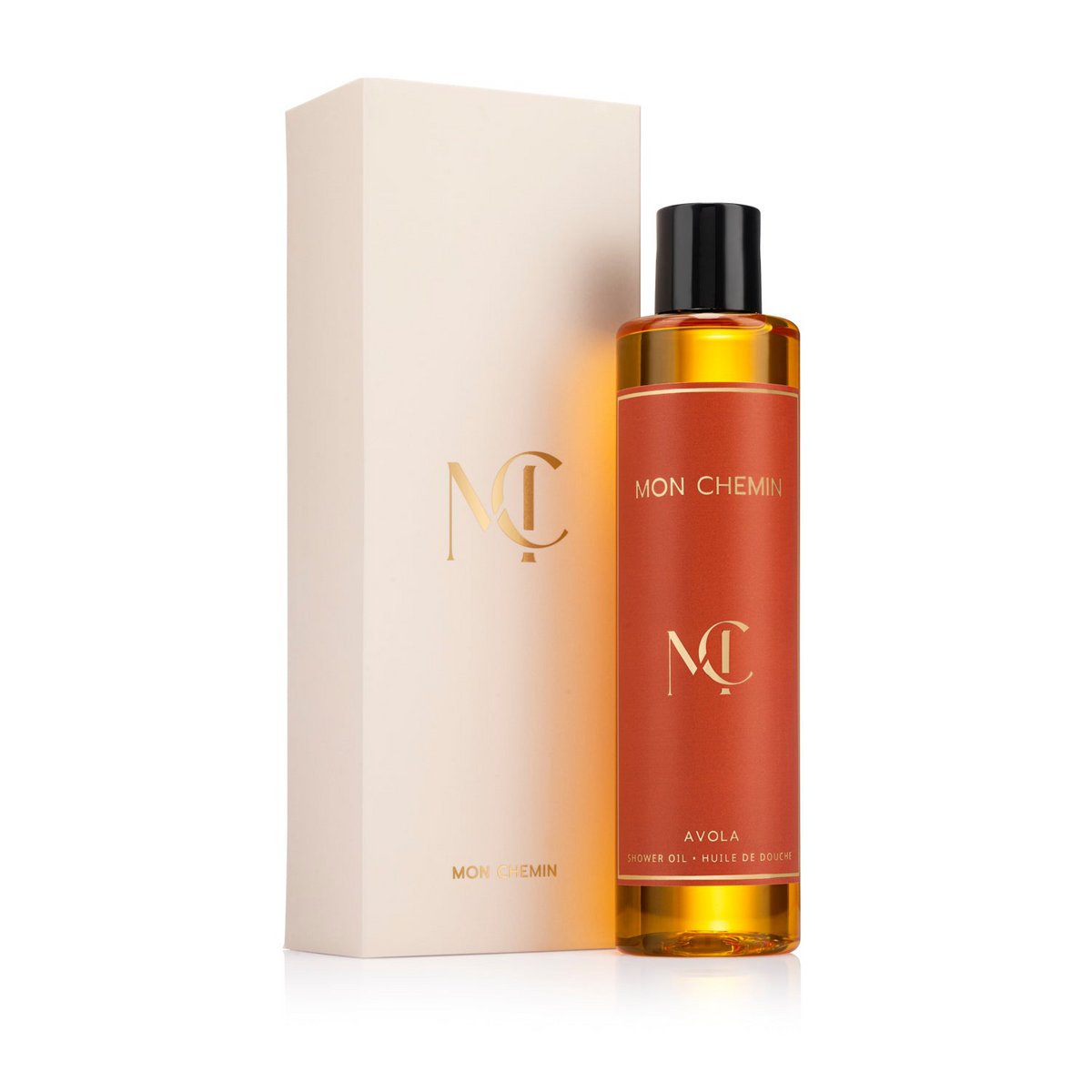 Mon Chemin® Nourishing Shower Oil | Avola | Almond & Vanilla | With 7 precious oils