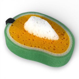 Avocado-Badeschwamm – neuartiges Fruchtdesign