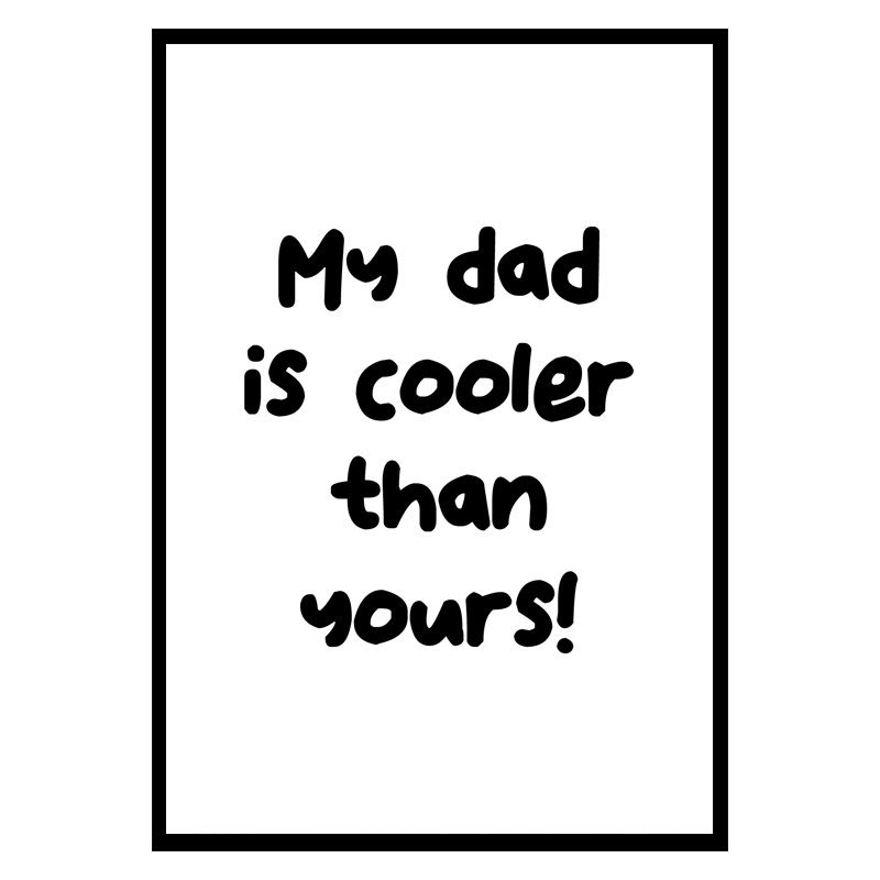 Mein Vater Kinderplakat