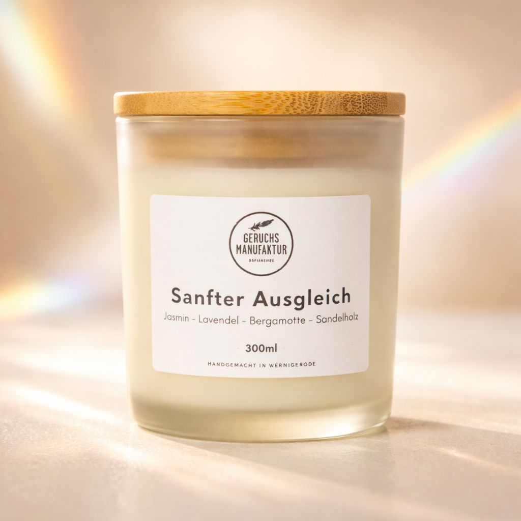 Aroma therapy candle "gentle equalization"-balance & harmony