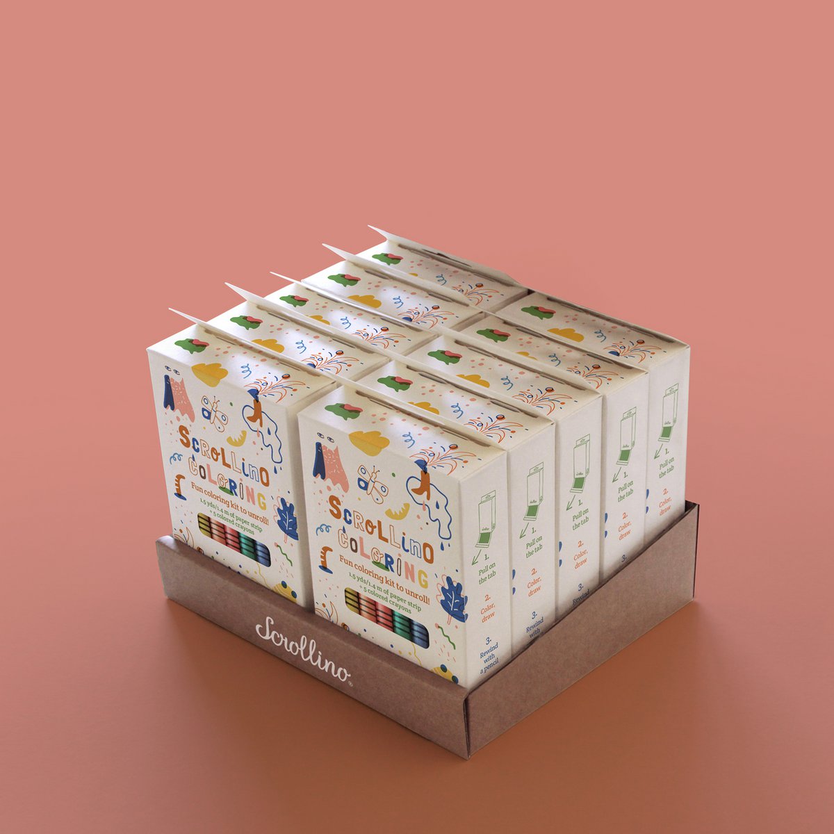 Kleurboek voor kinderen - Scrollino Coloring