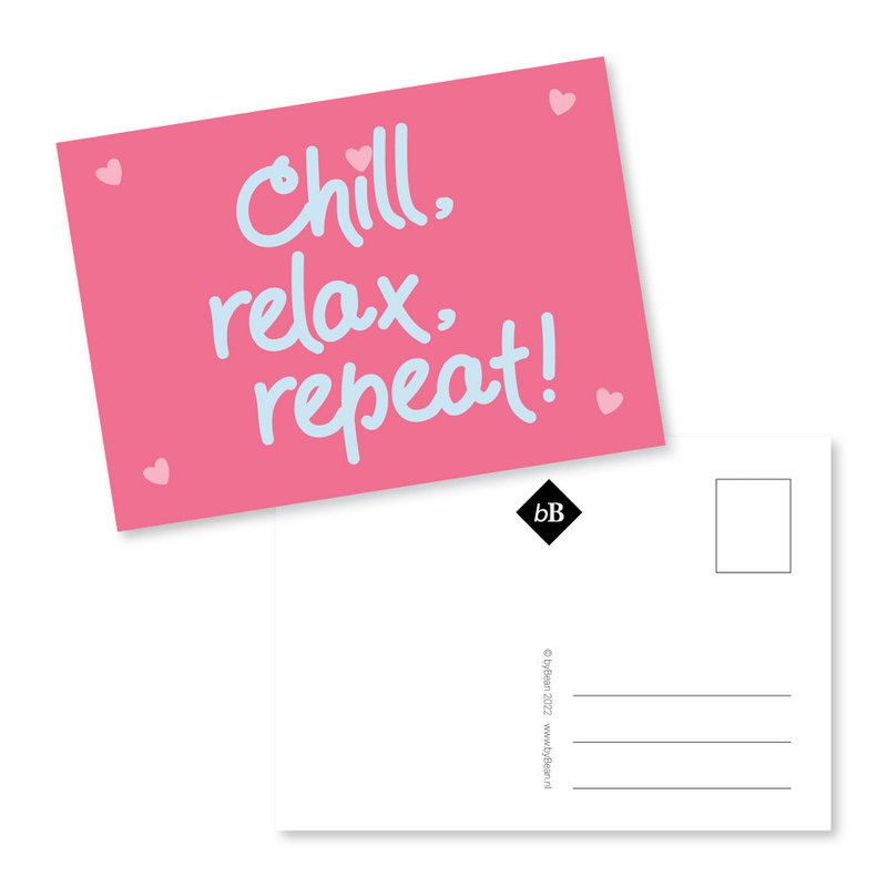 Kaartje Chill, relax, repeat!