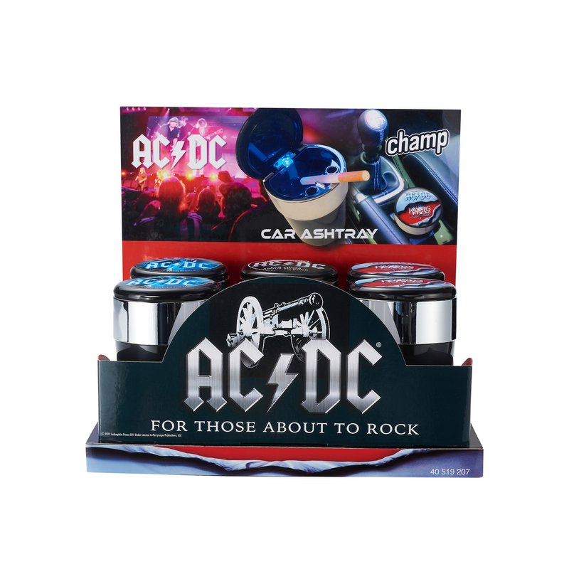 AC/DC car ashtray with LED