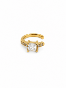 DIAMOND – Ear Cuff with Gold Zircon