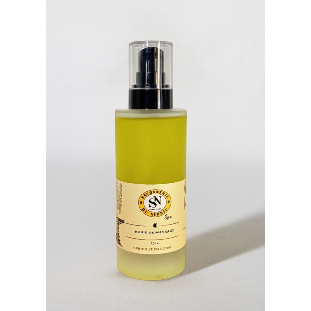 Huile de massage 100 ml, aux 4 huiles végétales