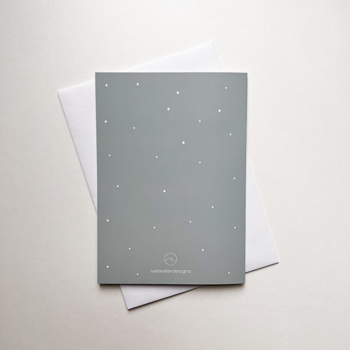 Christmas card O Christmas tree with envelope