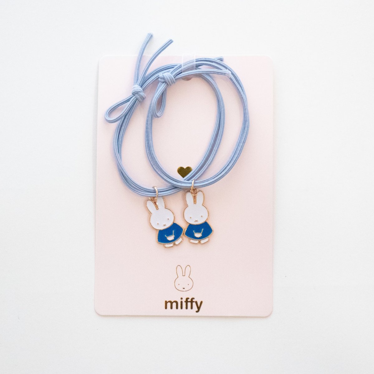 Duo af hårelastikker I Armbånd til at dele Miffy Walk