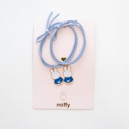 Duo af hårelastikker I Armbånd til at dele Miffy Walk